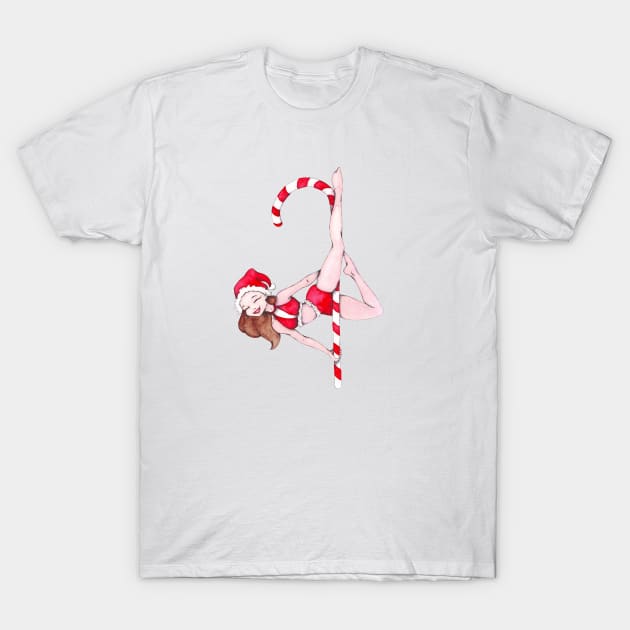 Santa Claus is poledancing...in town T-Shirt by LaBellaCiambella